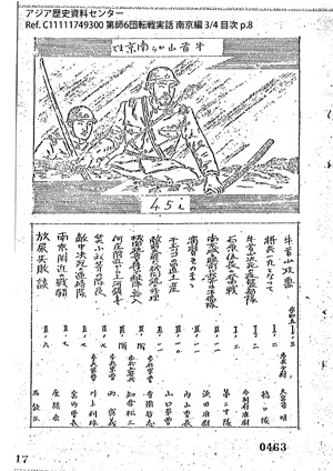 第六師団 転戦実話 南京篇 上 3/4 目次 8